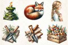 Nordic Summer Clipart Bundle - CraftNest - Digital Crafting and Art