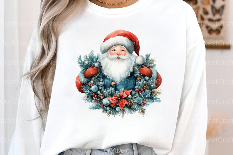 Blue Christmas Magic Winter Cozy Clipart Bundle - CraftNest - Digital Crafting and Art