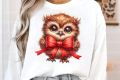 Cute Baby Owl Clipart Bundle - CraftNest - Digital Crafting and Art