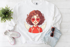 Valentine Cupid Girl Clipart Bundle - CraftNest - Digital Crafting and Art