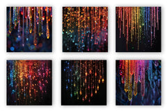 Christmas Dripping Glitter Digital Paper 2 - CraftNest - Digital Crafting and Art