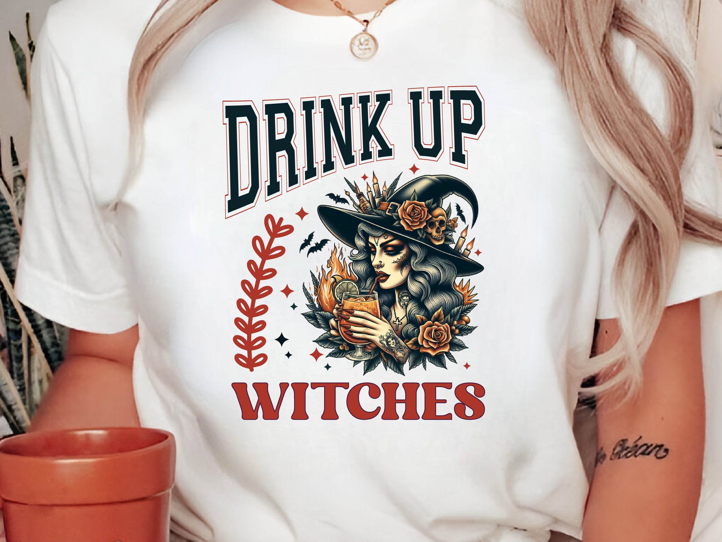 Drink Up Witches Funny Halloween Clipart Bundle 1 - CraftNest - Digital Crafting and Art