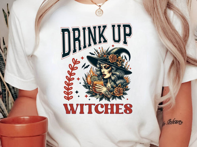 Drink Up Witches Funny Halloween Clipart Bundle 1 - CraftNest - Digital Crafting and Art