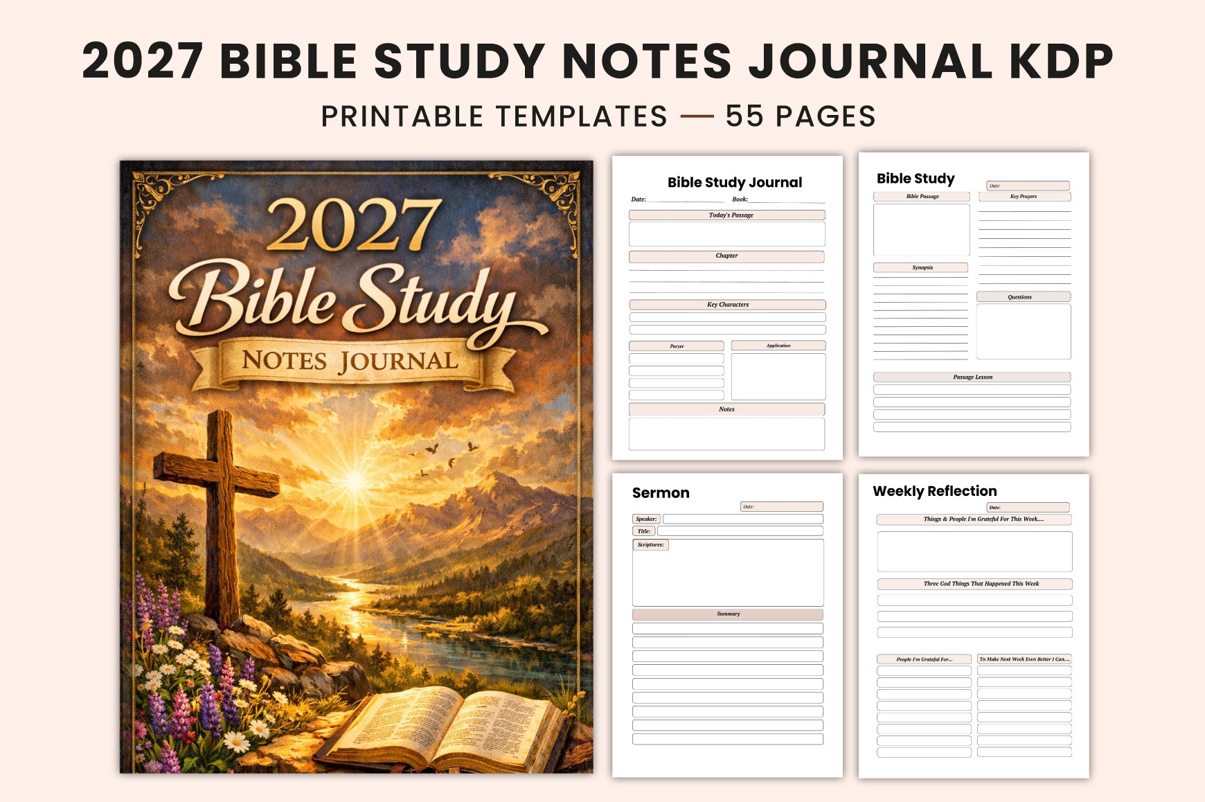 Bible Study Notes Journal