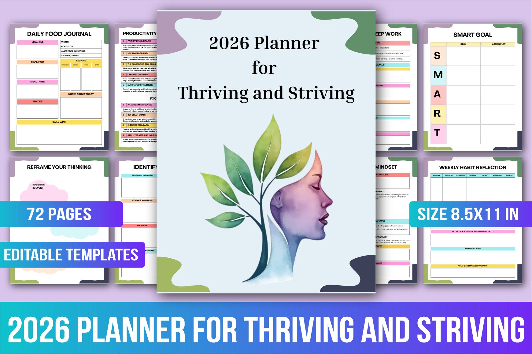 Thriving and Striving Planner for Success