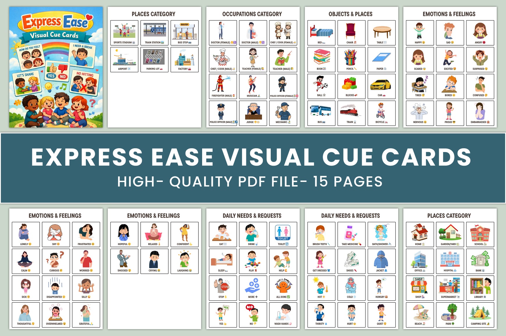 Express Ease Visual Cue Cards