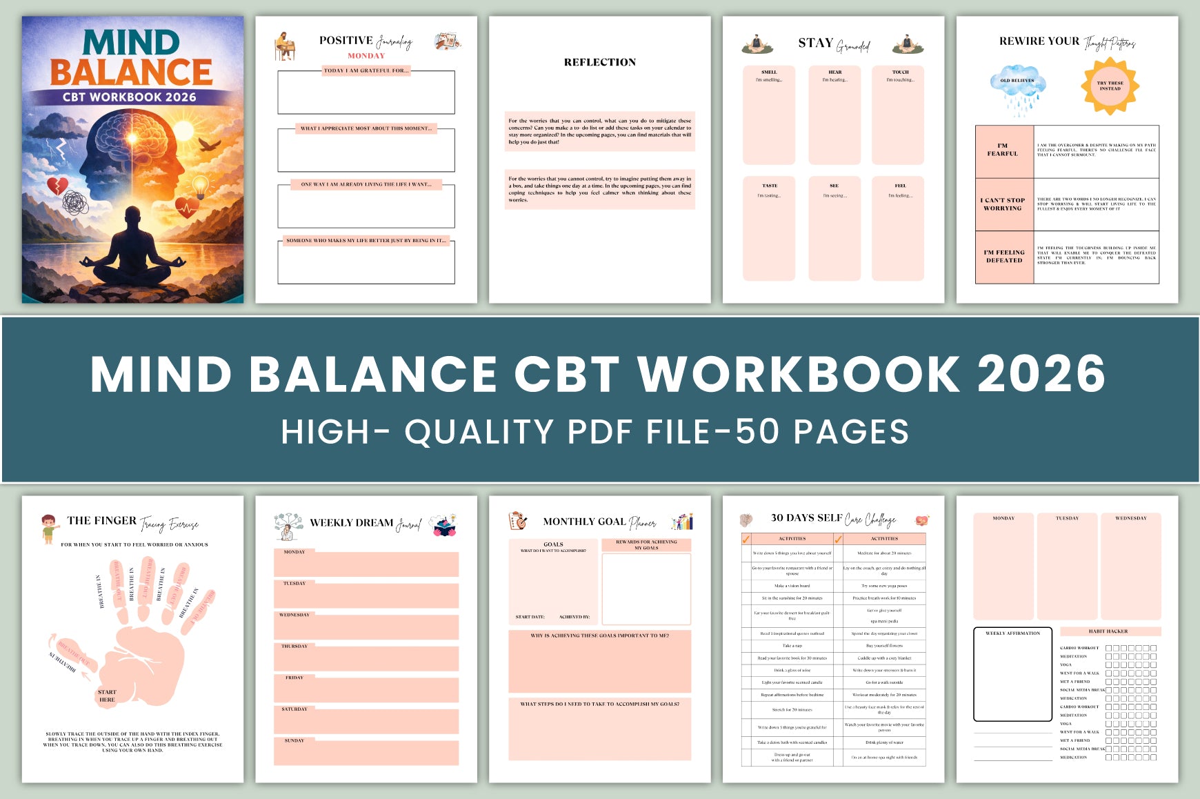 Mind Balance CBT Book