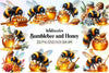 Bumblebee & Honey Clipart Bundle
