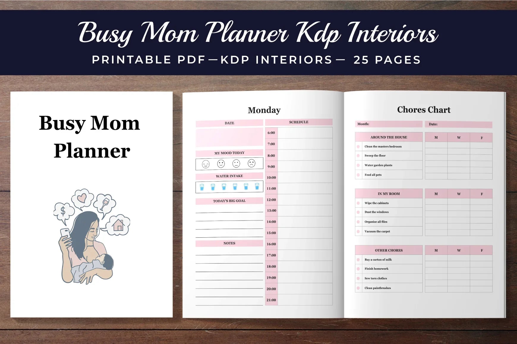 Busy Mom Planner - CraftNest - Digital Crafting and Art