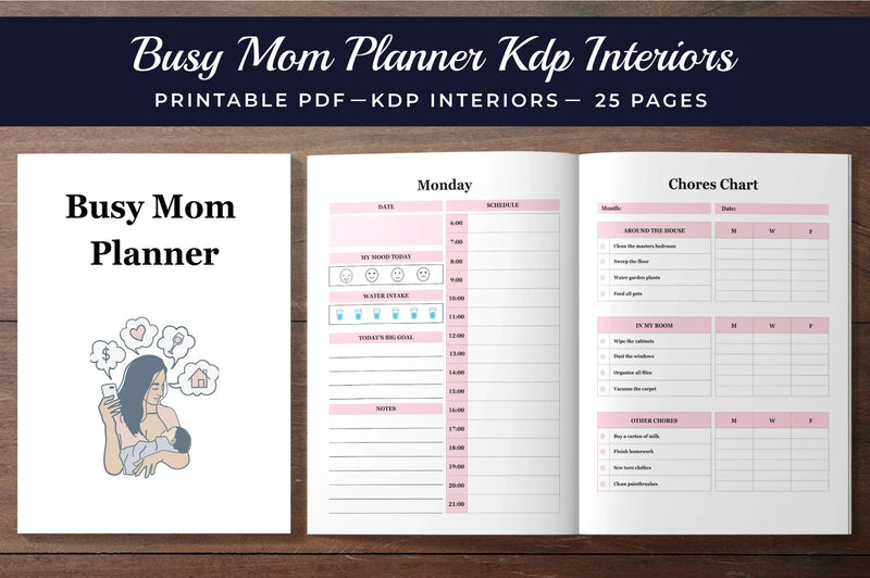 Busy Mom Planner - CraftNest - Digital Crafting and Art