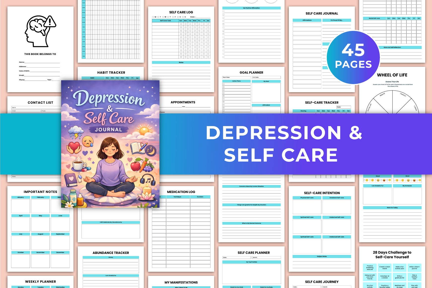 Depression Self-Care Journal