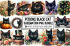 Peeking Black Cat Clipart Bundle