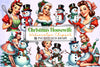 Christmas Housewife Clipart Bundle