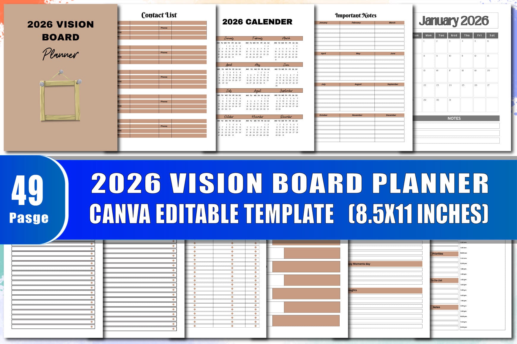 Vision Board Planner