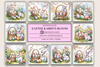 Easter Bunny Bloom Background Papers