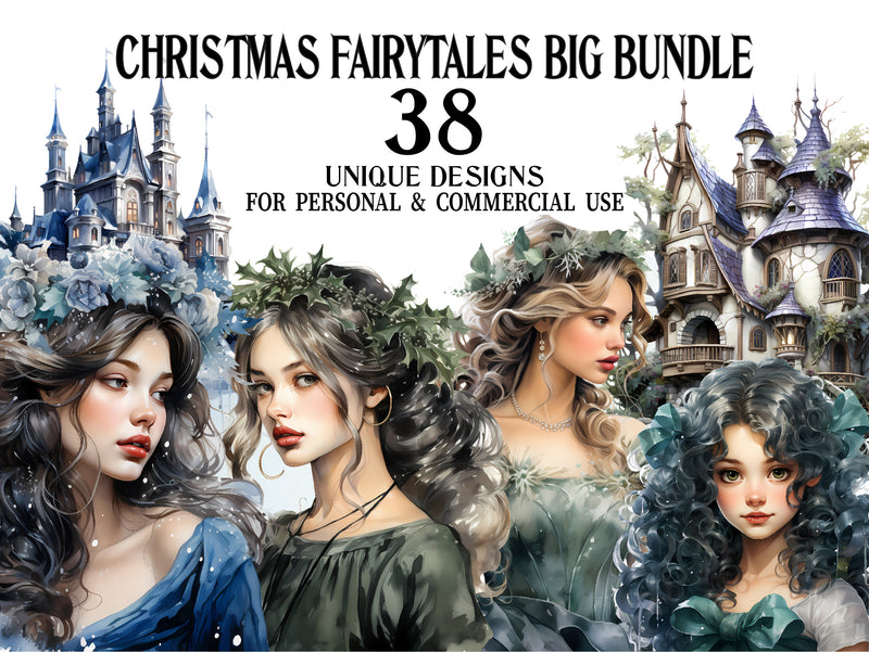 Christmas Fairytales Clipart - CraftNest