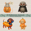 Halloween Animals 1 Clipart Bundle