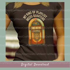 My Kind Of Playlist Needs Quarters Clipart Bundle - CraftNest - Digital Crafting and Art