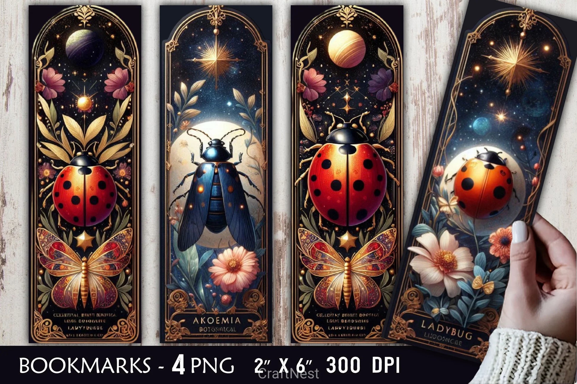 Ladybug Clipart Bundle - CraftNest - Digital Crafting and Art