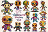 Halloween Voodoo Doll Copy Clipart Bundle