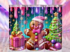 Christmas Gingerbread Tumbler Wrap Bundle 1 - CraftNest - Digital Crafting and Art