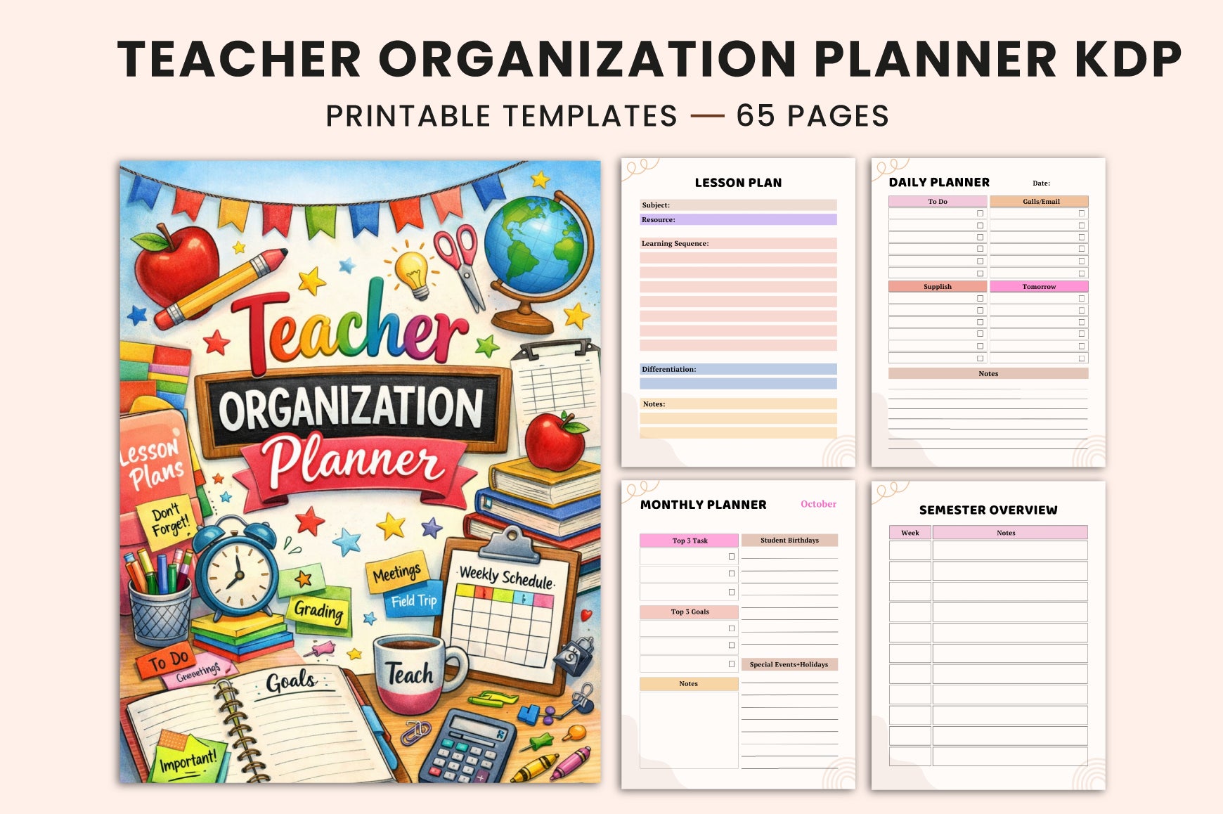 Teacher Organization Planner