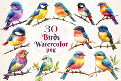 Birds Clipart Bundle 19 - CraftNest - Digital Crafting and Art