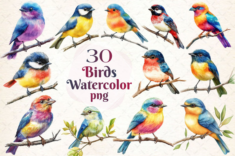 Birds Clipart Bundle 19 - CraftNest - Digital Crafting and Art