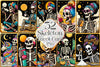 Funny Skeleton Tarot Card Clipart Bundle 2