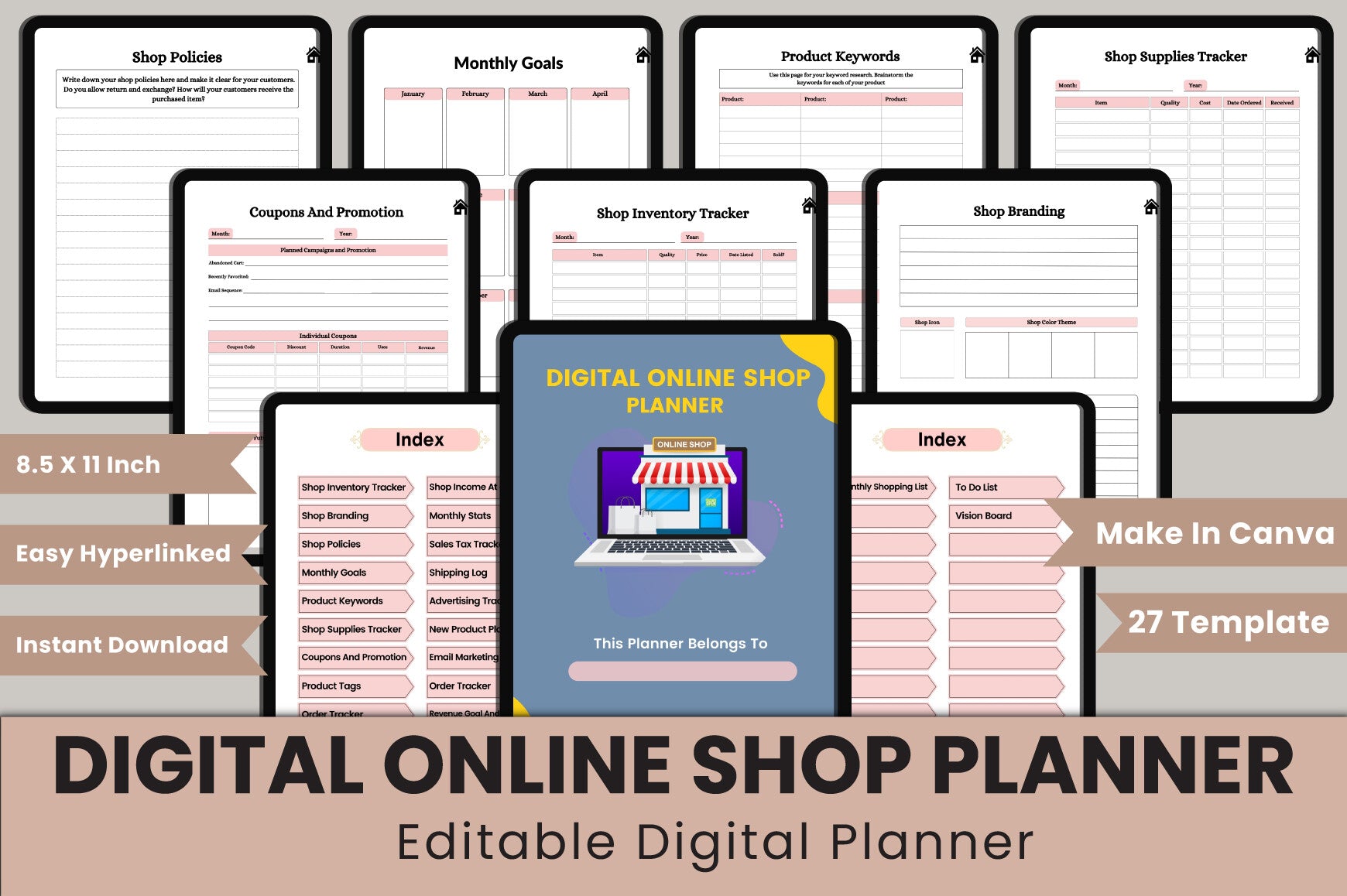 Online Shop Planner