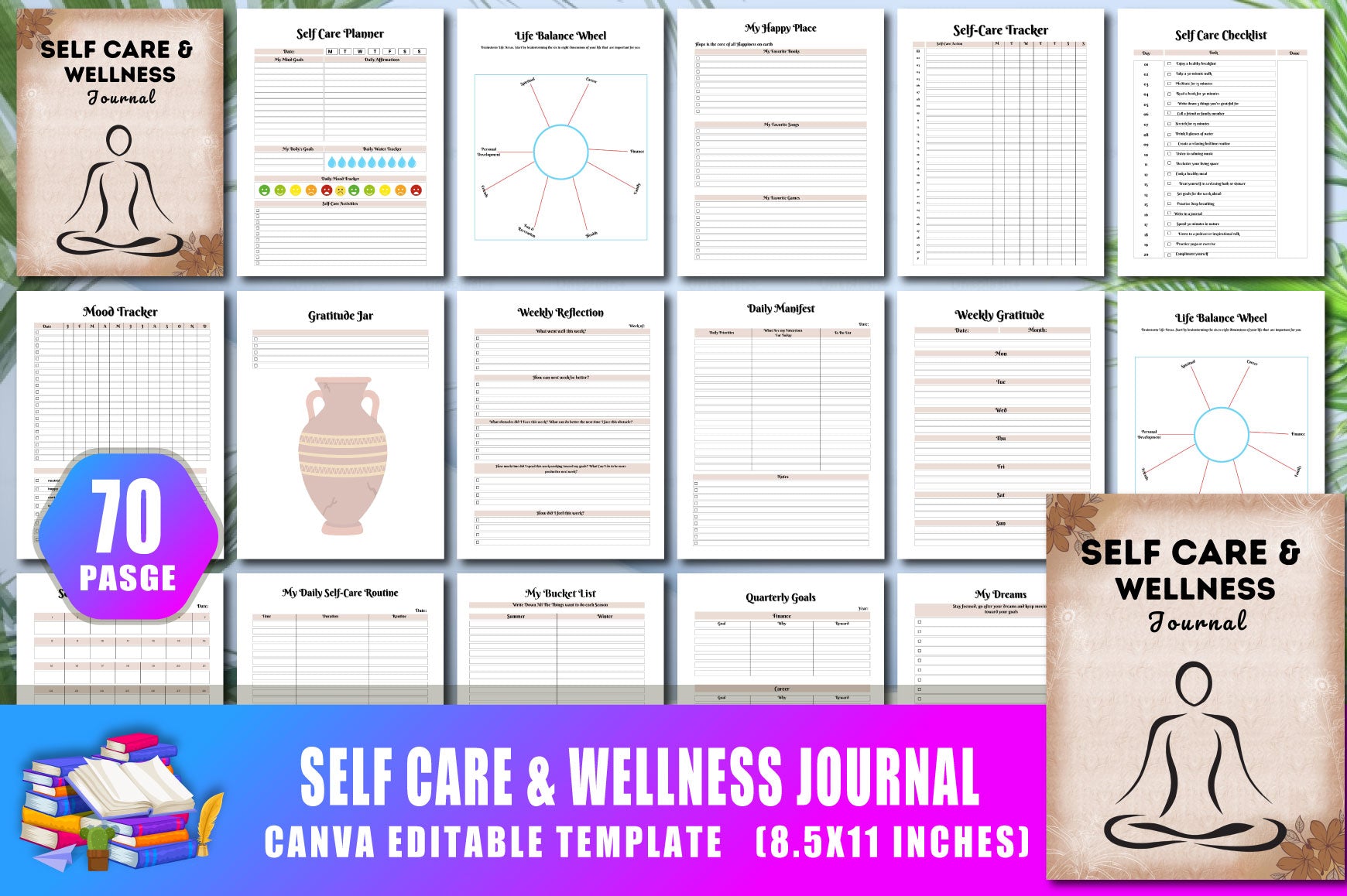 Self-Care Wellness Journal