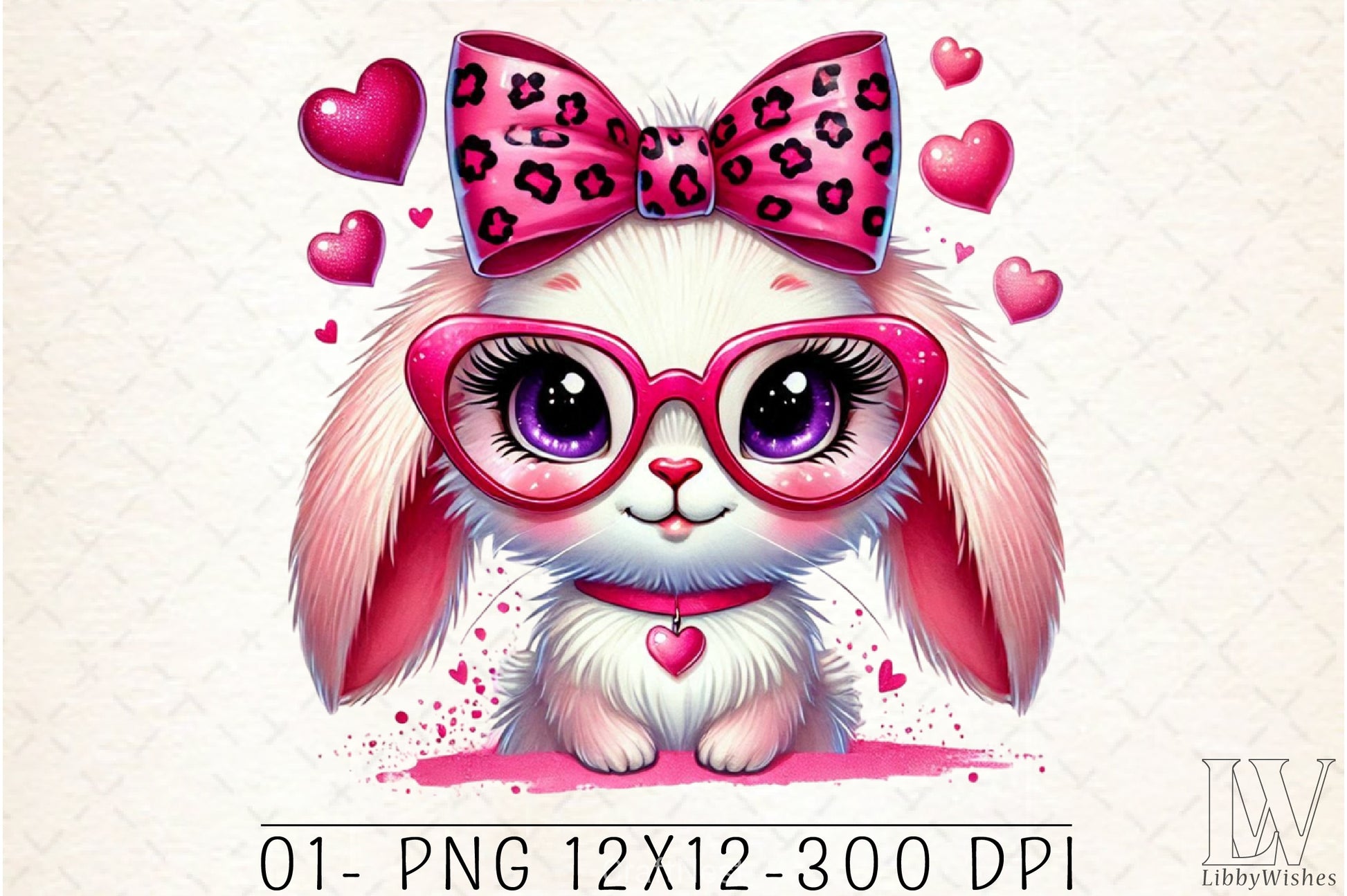 Valentine Bunny Clipart Bundle 4 - CraftNest - Digital Crafting and Art