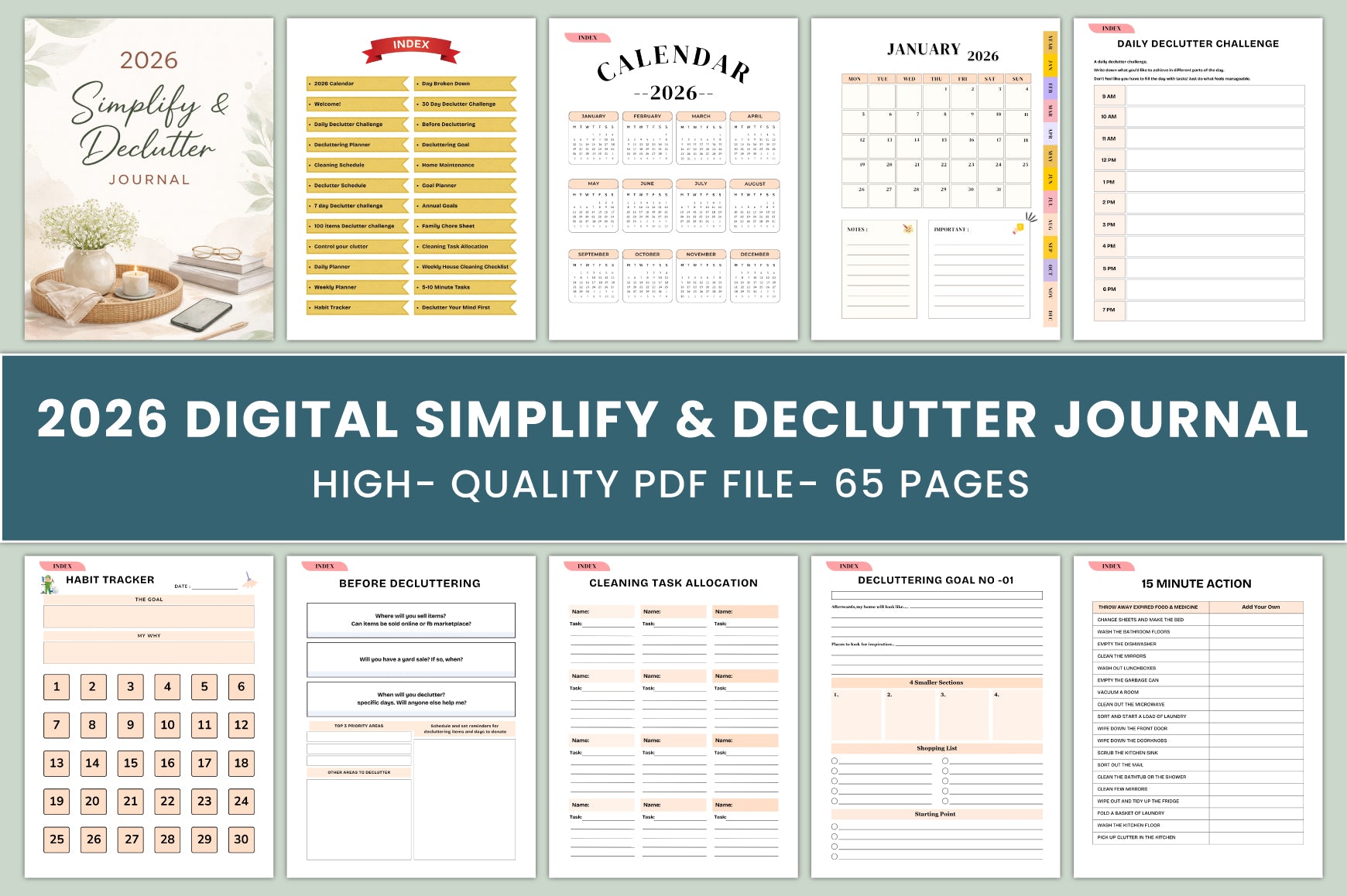Simplify Declutter Journal