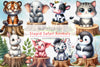 Stupid Safari Animals Clipart Bundle
