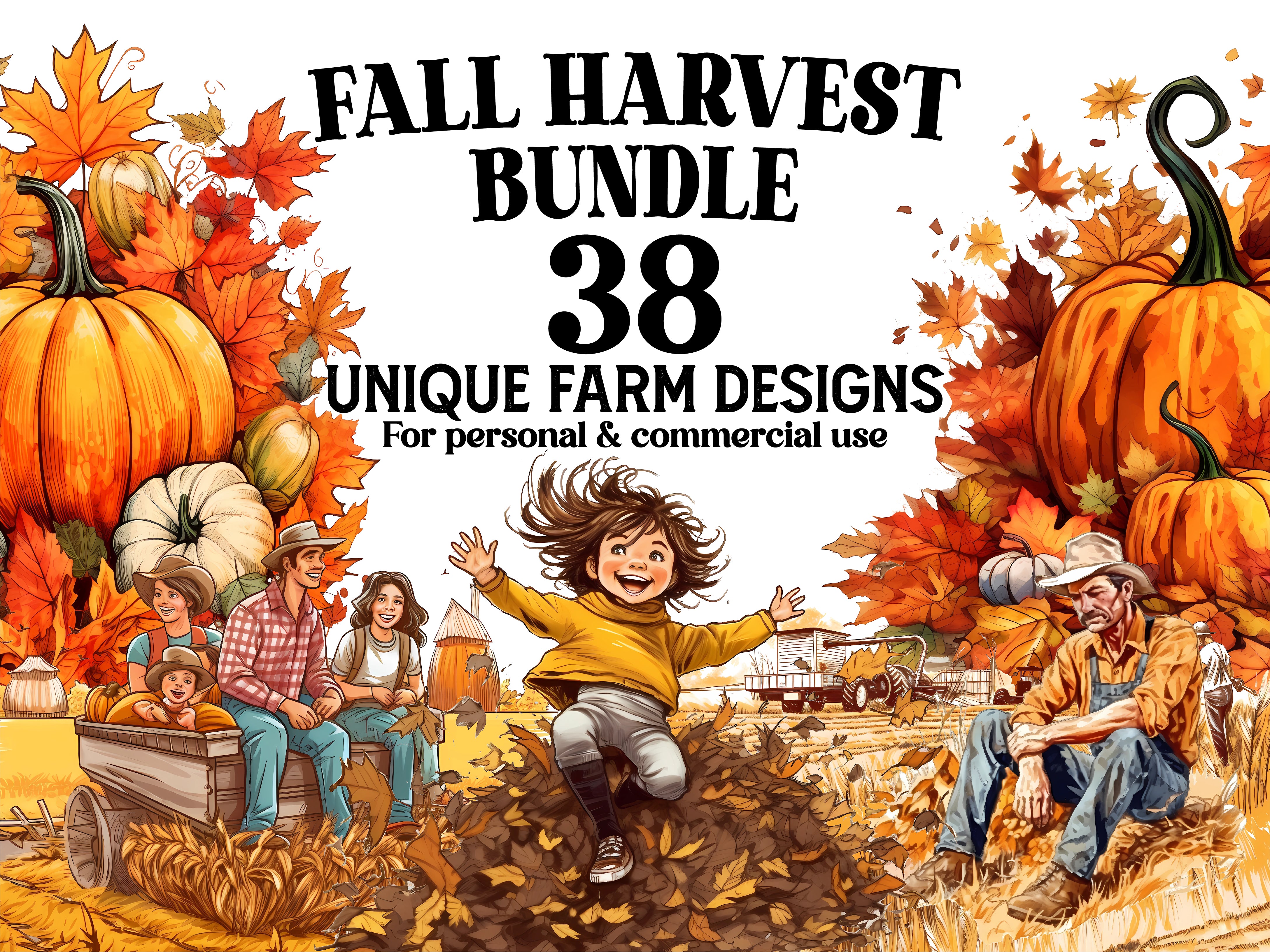 Fall Harvest Clipart - CraftNest