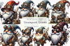 Steampunk Gnome Clipart Bundle