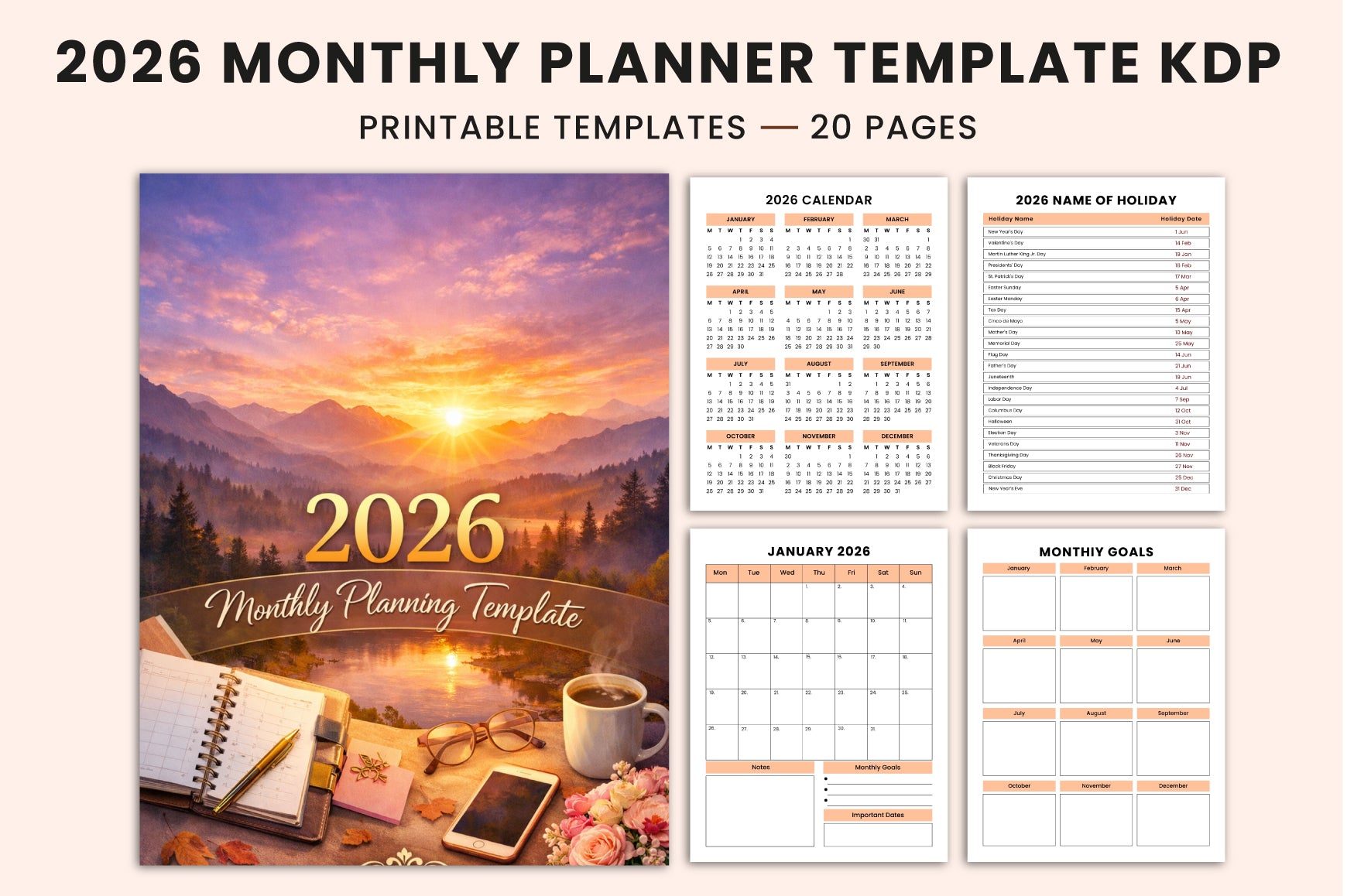 Monthly Planning Planner