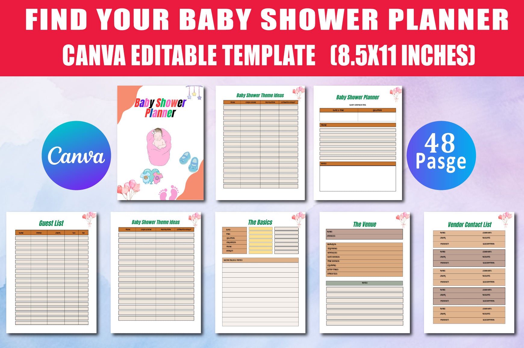 Baby Shower Planner