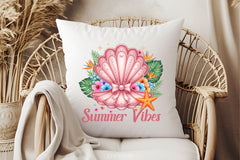 Coquette Clam Pearl Bow Clipart Bundle - CraftNest - Digital Crafting and Art