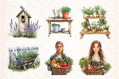 Gardening Clipart Bundle - CraftNest - Digital Crafting and Art