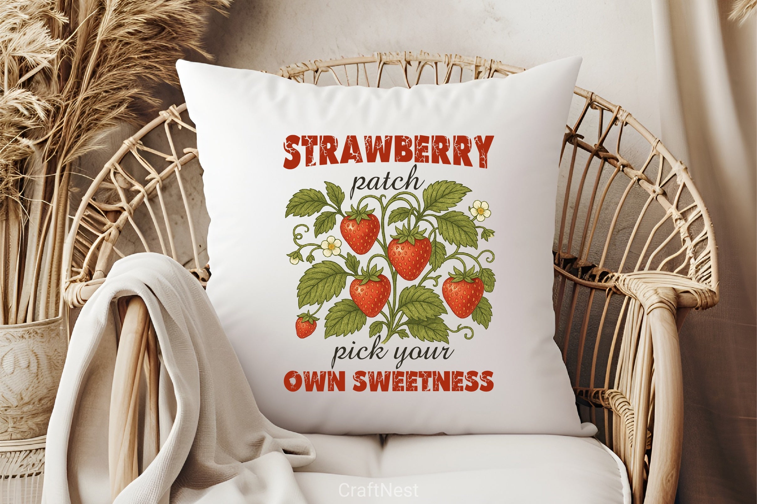 Strawberry Patch Clipart Bundle - CraftNest - Digital Crafting and Art