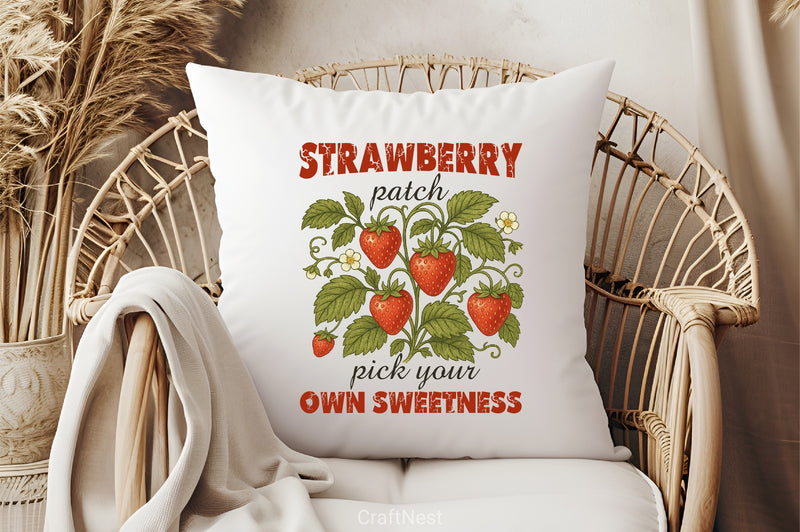 Strawberry Patch Clipart Bundle - CraftNest - Digital Crafting and Art