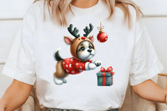 Funny Christmas Dog Clipart Bundle - CraftNest - Digital Crafting and Art