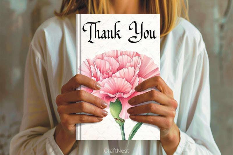 Carnation Flower Clipart Bundle - CraftNest - Digital Crafting and Art