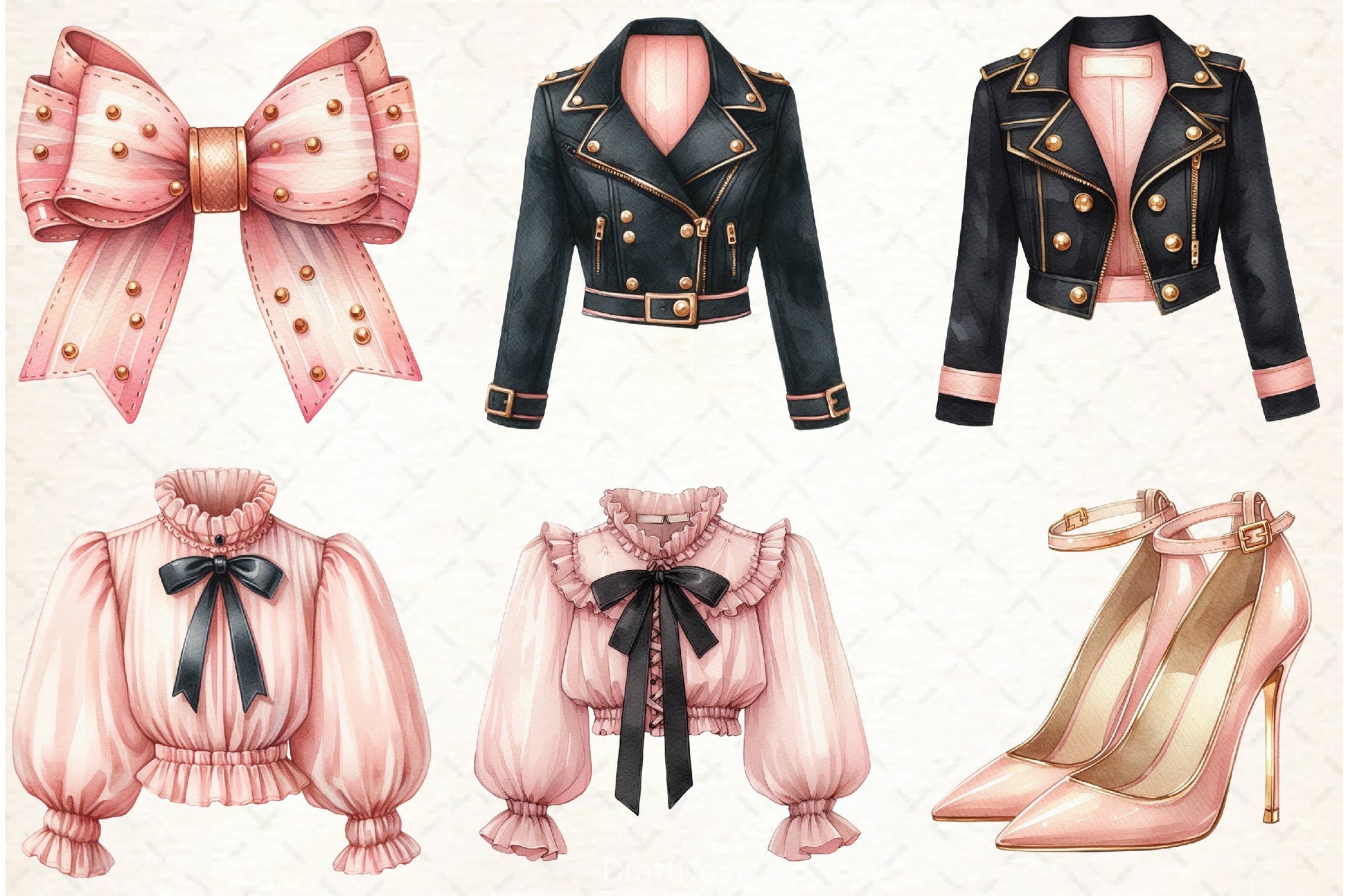 Fashion Classy Woman Clipart Bundle - CraftNest - Digital Crafting and Art