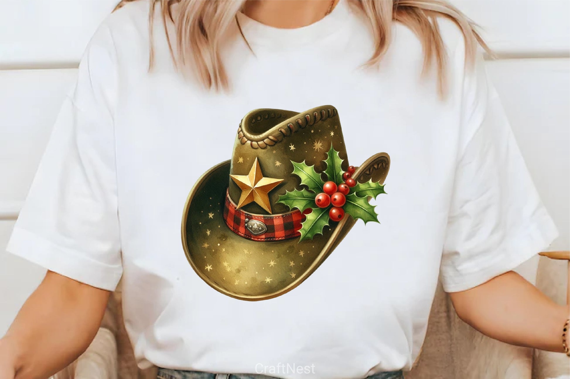 Western Christmas Clipart Bundle - CraftNest - Digital Crafting and Art