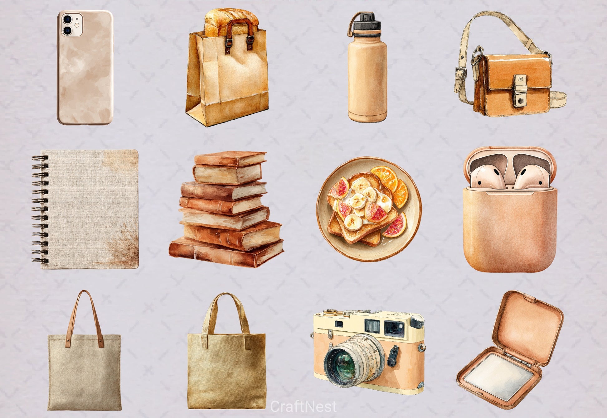 Daily Essentials Clipart Bundle - CraftNest - Digital Crafting and Art