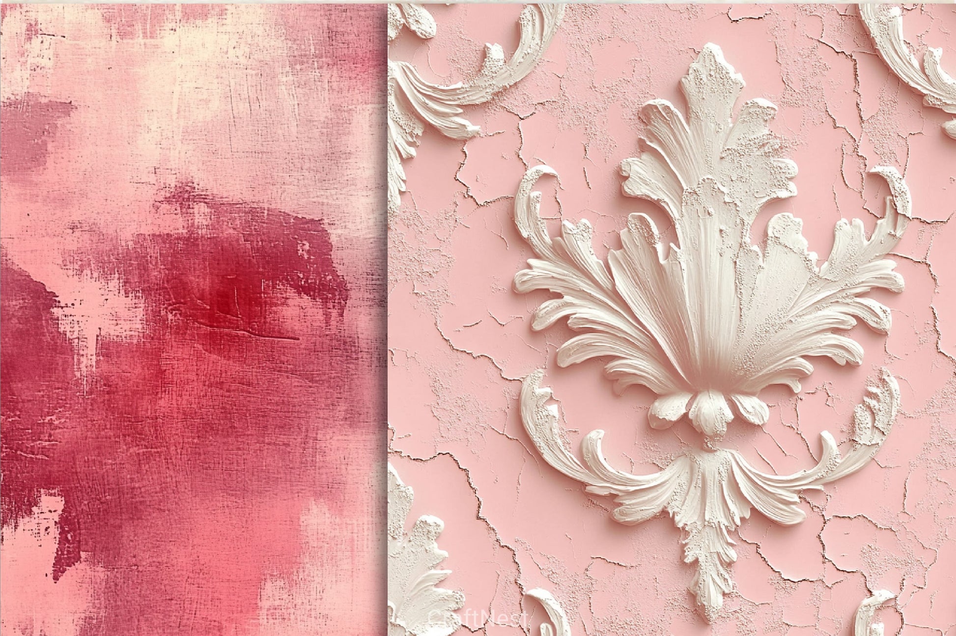Seamless Blush Pink Grunge Backgrounds - CraftNest - Digital Crafting and Art