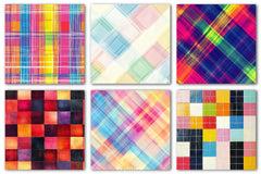 Colorful Plaid Digital Paper - CraftNest - Digital Crafting and Art