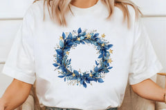 Gold & Blue Christmas Clipart Bundle - CraftNest - Digital Crafting and Art